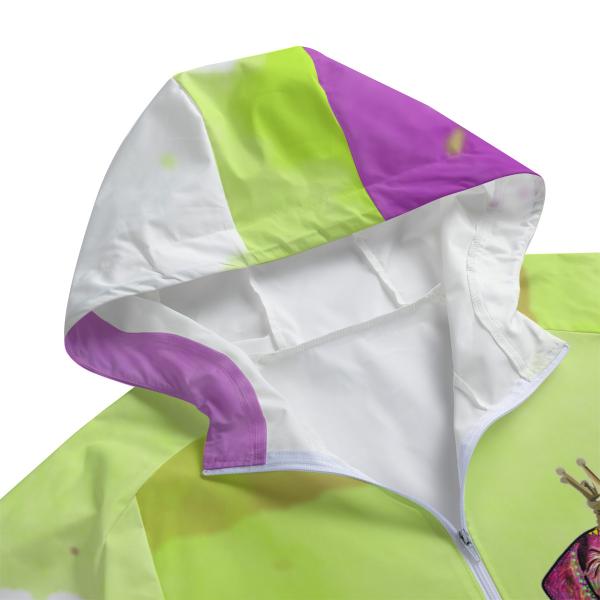 Leichte Regenjacke  Otis - Popart Hundemotiv, 100 % Polyester, Unisex, Mix, Mischling, Strassenhund